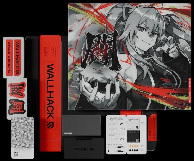 ガラスマウスパッド WALLHACK SP-005 獅白ぼたん - メルカリ