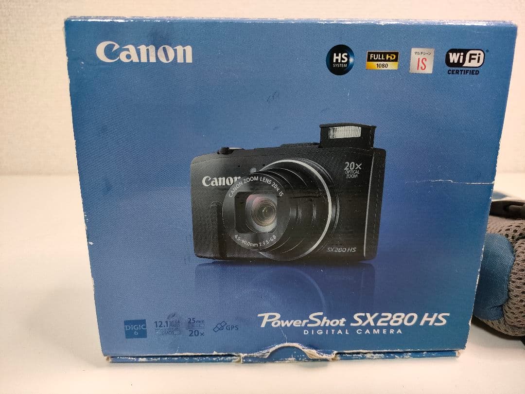 キヤノンCanon PowerShot SX280 HS 本体と付属品