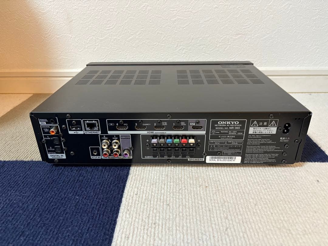 美品 ONKYO 3.1ch BASE-V50ホームシアターセットピアノブラック