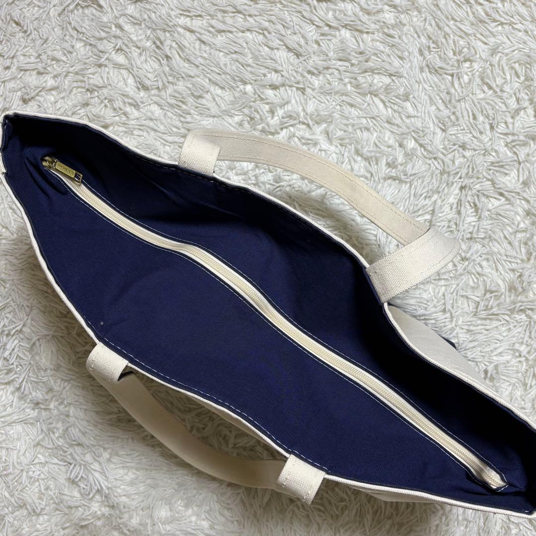 L.L.Bean Boat and Tote USA製 ネイビー ラージ 肩掛け