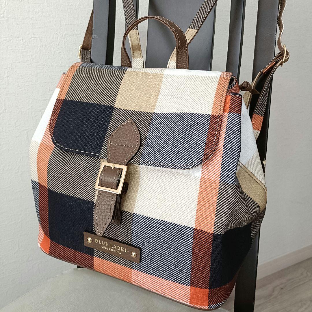 未使用級 BLUE LABEL CRESTBRIDGE リュック PVC レザー - メルカリ