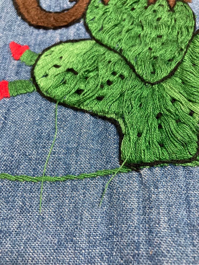 激レア】70s JC Penney MH 白タグ 金文字 ハンド刺繍XL相当