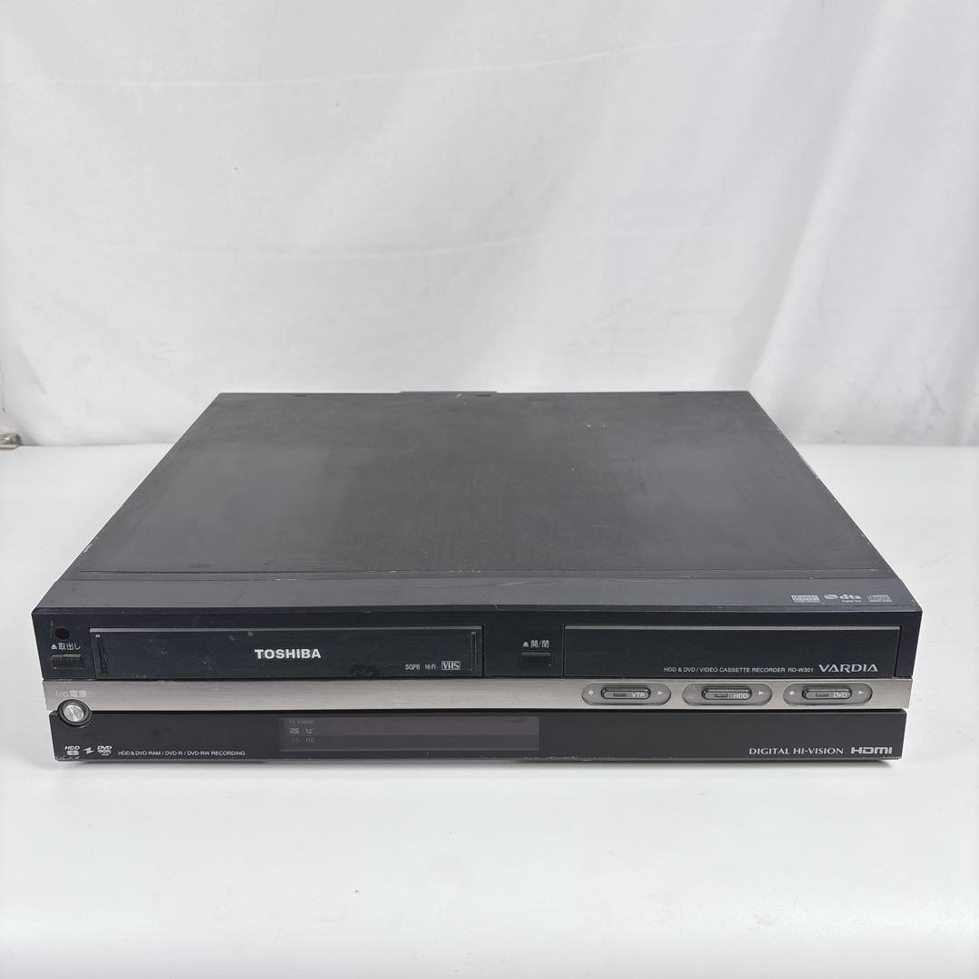 TOSHIBA 東芝VTR一体型HDD＆DVDビデオレコーダー RD-W301 - メルカリ