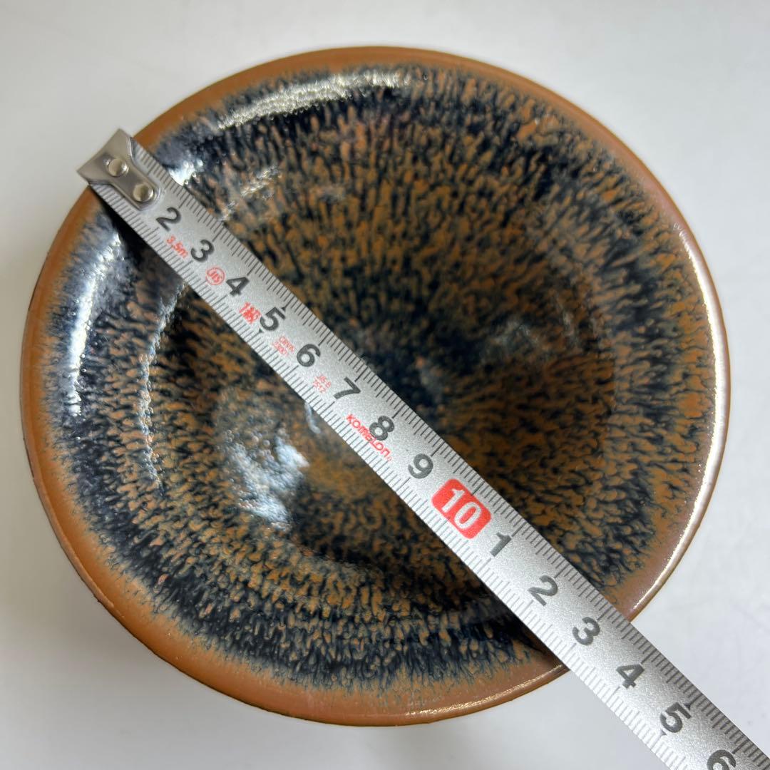 中国古玩 天目茶碗 口径13.8㎝ 東Y8-0224③ - メルカリ