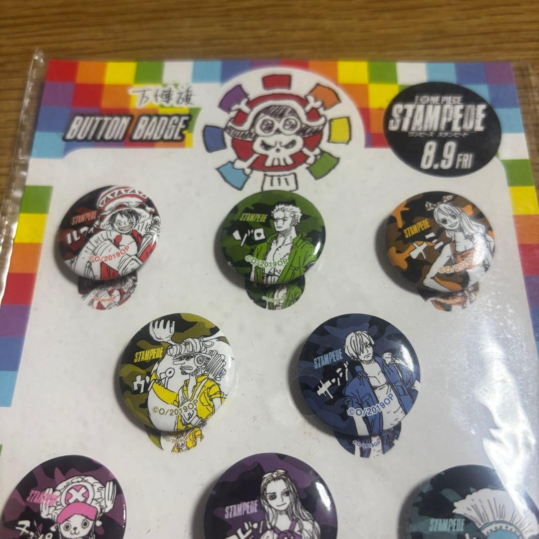 劇場版 ワンピース STAMPEDE 入場特典 缶バッジセット - メルカリ