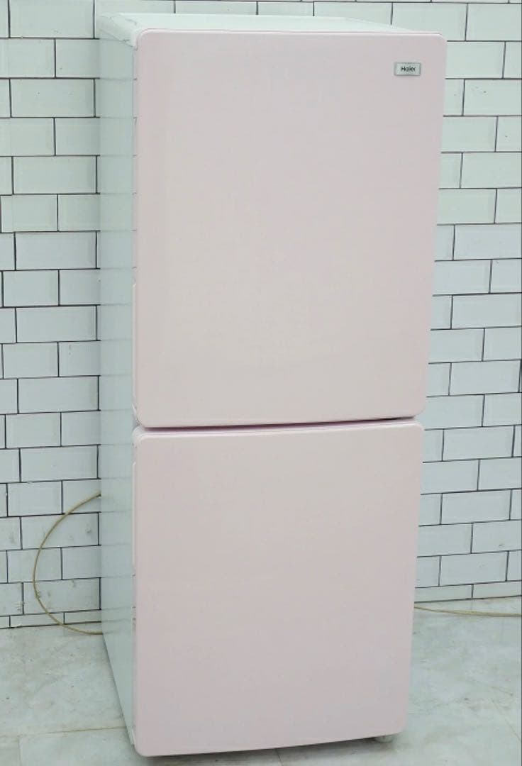 【2/22発送】Haier ハイアール　ピンク　単身　冷蔵庫　148L