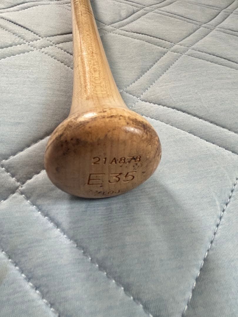 前楽天 島内宏明 ミズノプロ硬式木製バット NPBマーク入り