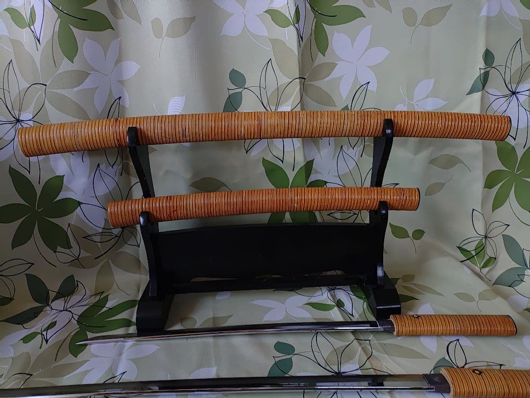 白鞘藤巻 模造刀 模擬刀 居合刀 美術刀 鑑賞刀 野武士 山賊