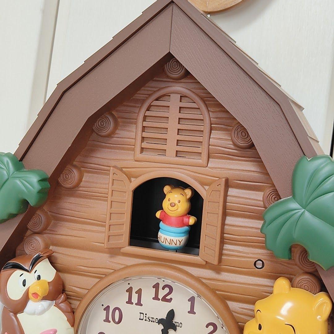 ☆美品☆動作確認済み＊プーさん＊振り子時計＊廃盤品|mercariメルカリ
