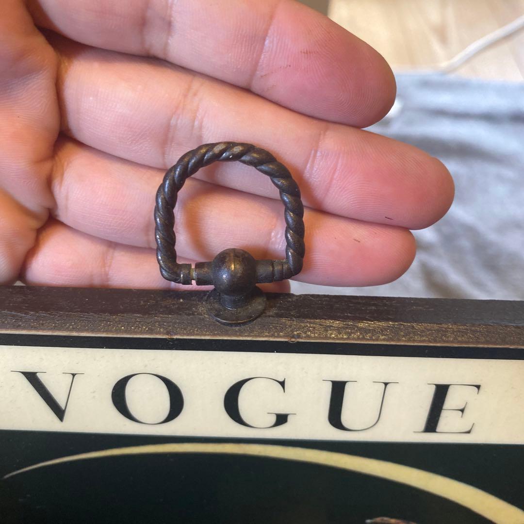 ビンテージ VOGUE MOON 木製プレートポスター アートポスター 絵画