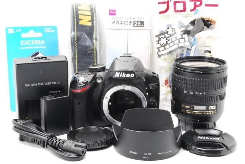 Nikon D3200 ガイド機能付きで初心者でも簡単操作！届いてすぐ使える♪