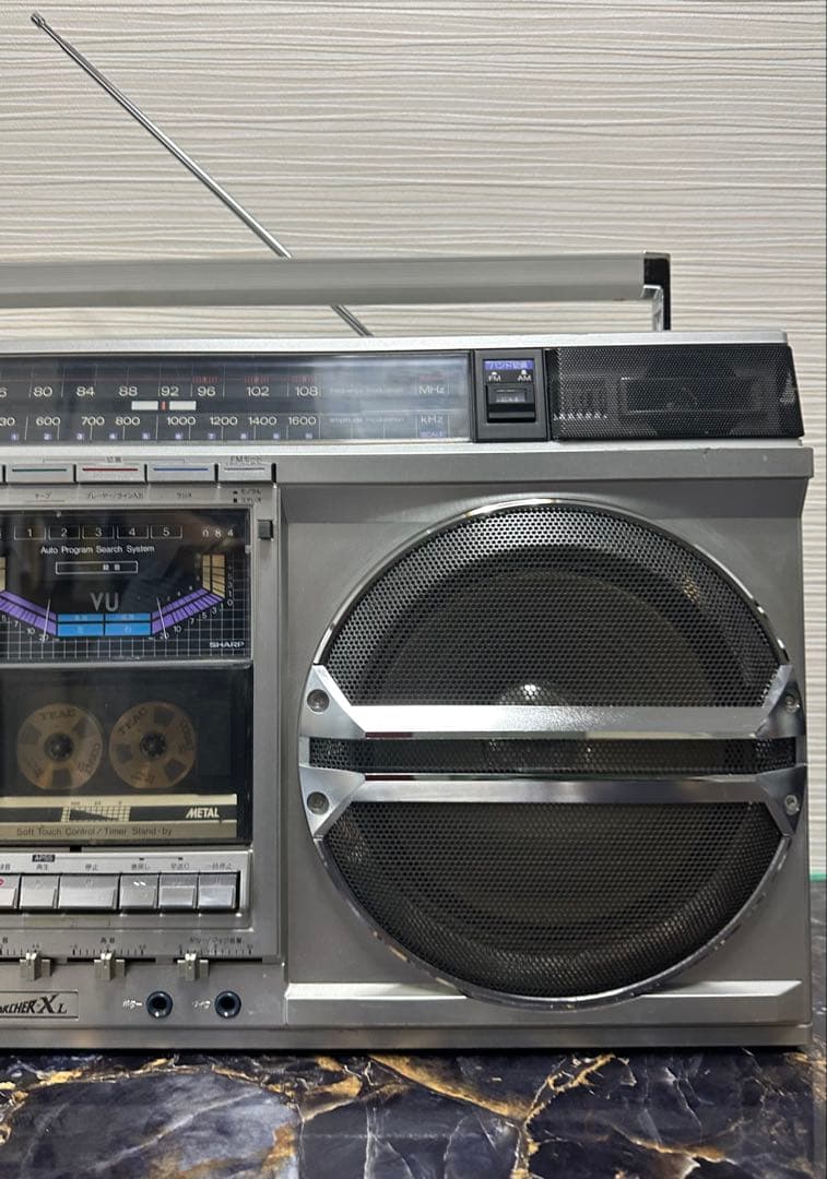 美品 SHARP シャープ GF-535 ラジカセ ラジオ動メンテナンス済み