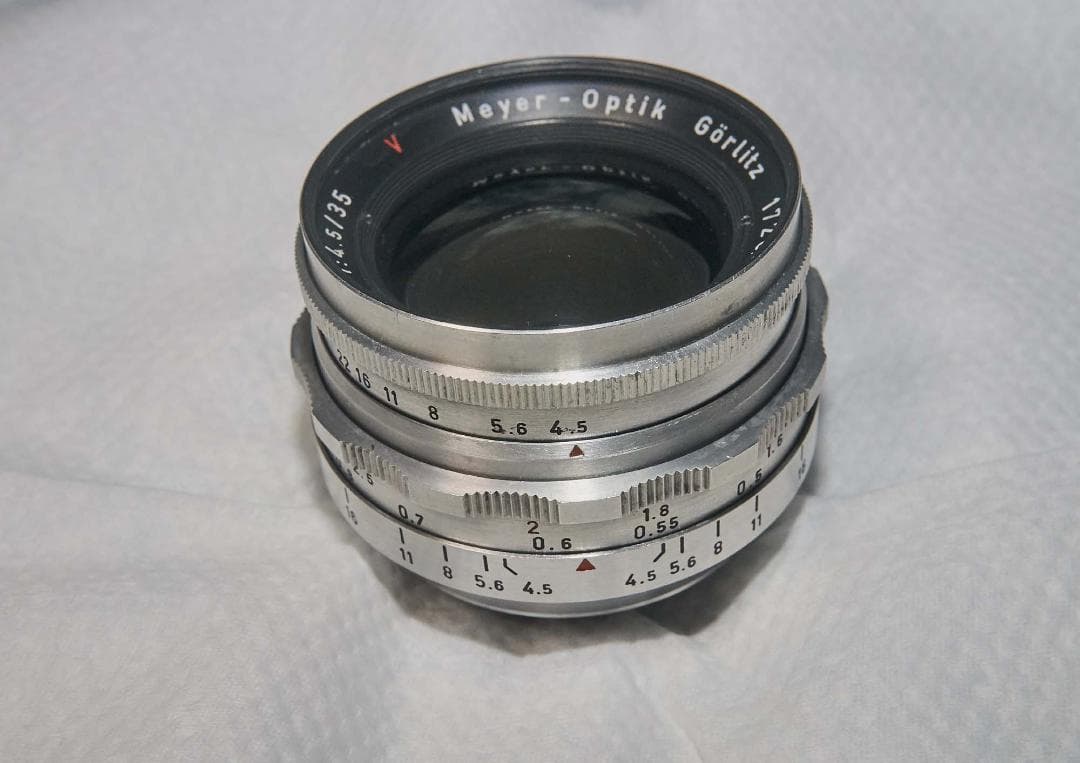 フレアが特徴 Meyer Primagon 35mm F4.5 M42改造