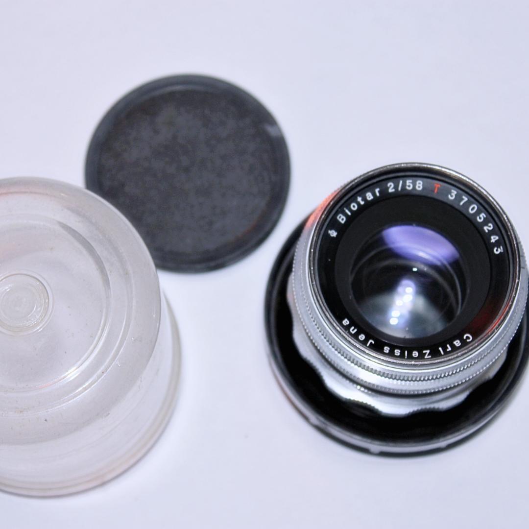 レンズ(単焦点) Carl Zeiss Jena Biotar 58mm F2 Carl Zeiss Jena Biotar 58mm f2. A classic 17-bladed vintage lens