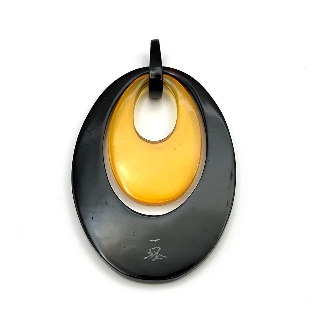 希少】寺内一径 ペンダントトップ 螺鈿 鼈甲 作家 - メルカリ