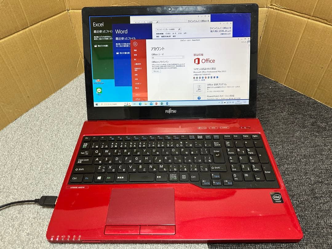すぐ使用可能： 富士通Lifebook AH42/W Office 付き 富士通FMVパソコン | LIFEBOOK AH42/E1