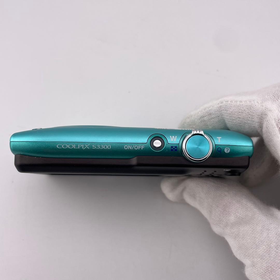 実写美⭕️美品【動作確認済み】Nikon COOLPIX S3300 グリーン