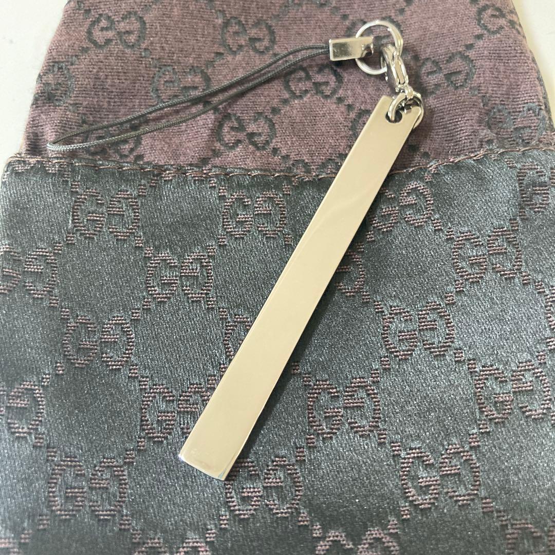 新品未使用　グッチ　シルバー　ストラップ