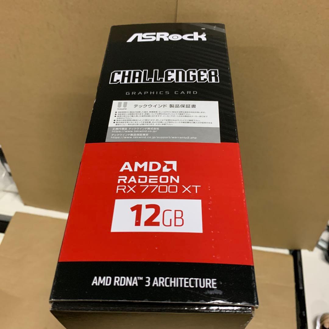 新品　ASRock グラフィックボード　RX 7700 XT 12G OC