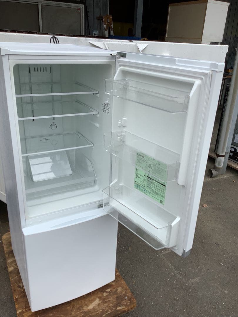 東芝 2ドア冷蔵庫 GR-R15BS(W) 153L 2020年製（★）