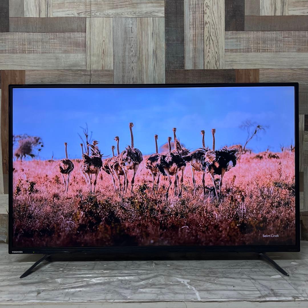 即日受渡❣️全国送料込東芝43型4K液晶テレビネット動画視聴可3チューナー