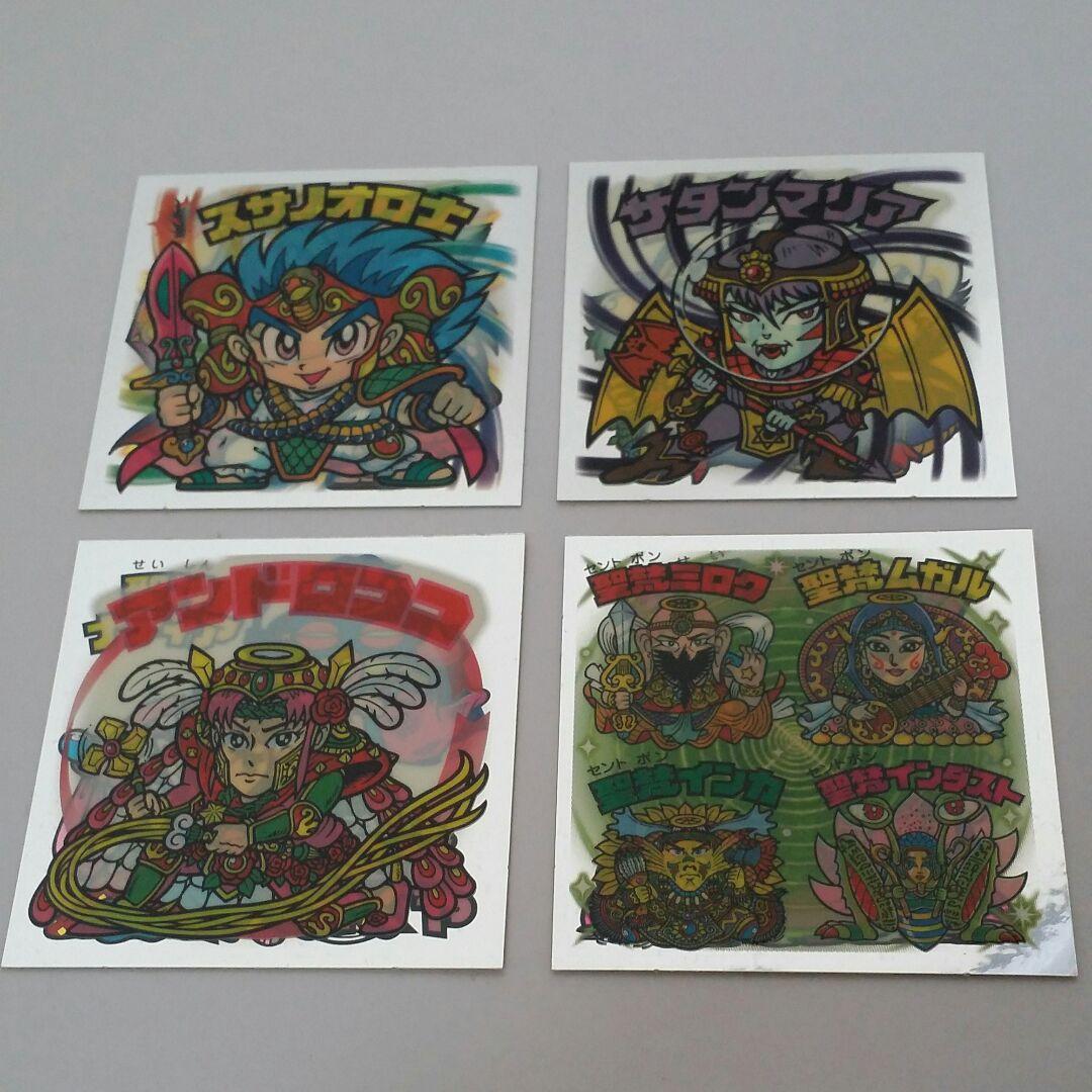 ビックリマンシール　アンドロココ　サンタマリア　異聖メディア　スサノオロ士　他 Amazon.co.jp: 旧ビックリマン シール チョコ版 第16弾 ヘッド 異聖