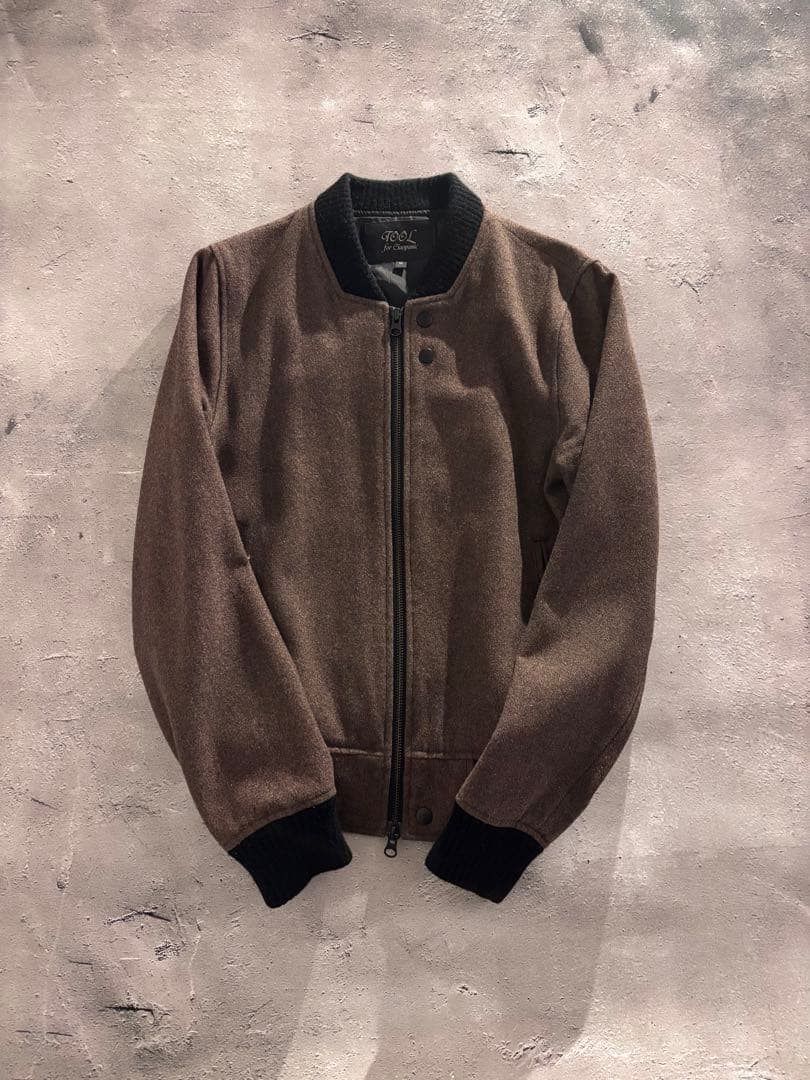 00s archive 2way double zip wool jacket - メルカリ