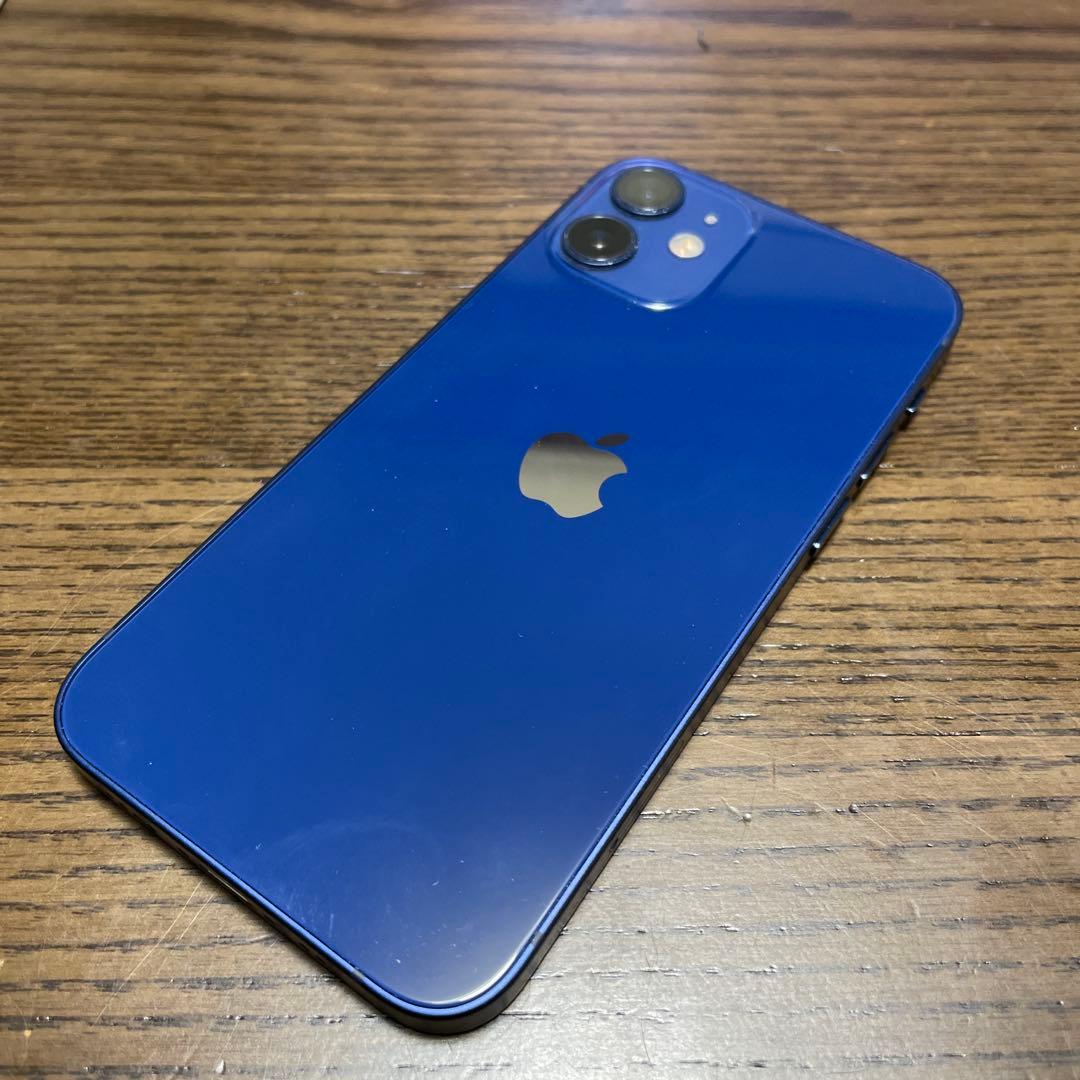 【送料込】Apple iPhone 12 mini 本体 青　128gb