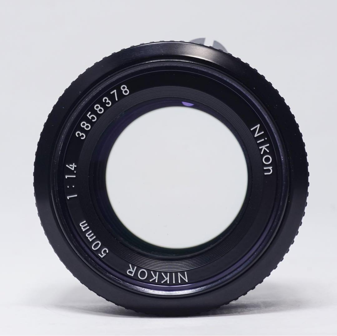 美品 Nikon Nikkor 50mm F1.4 非Ai MFレンズ