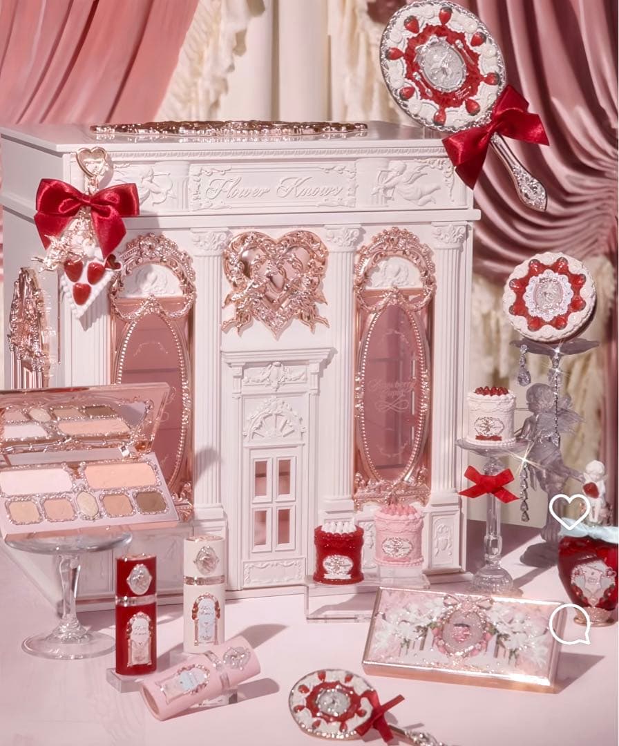 新品未使用】フラワーノーズ ストロベリーキューピッド 収納ボックス