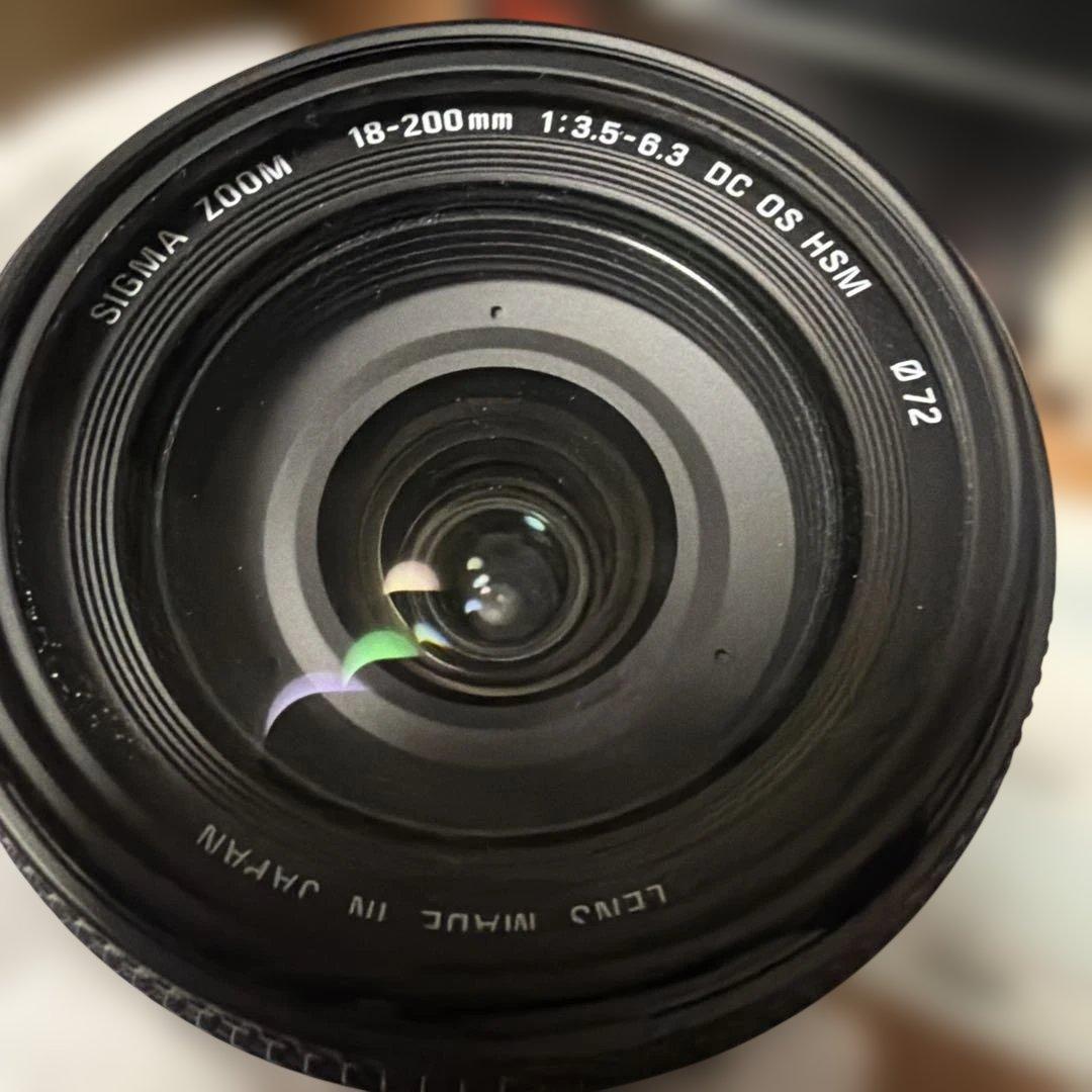 極美品 SIGMA 18-200mm F3.5-6.3 DC OS