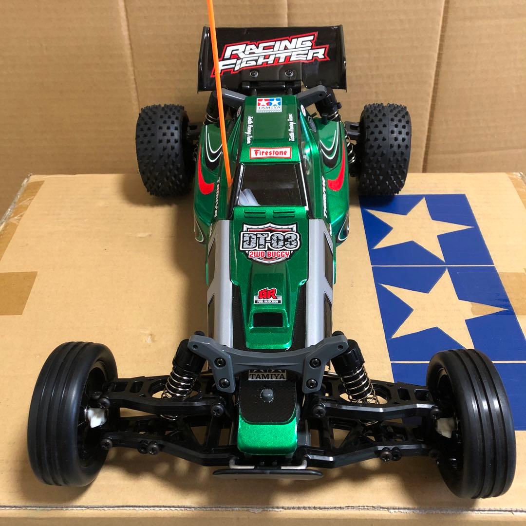 タミヤ RC DT-03 レーシングファイター 完成品 プロポ、メカ付き
