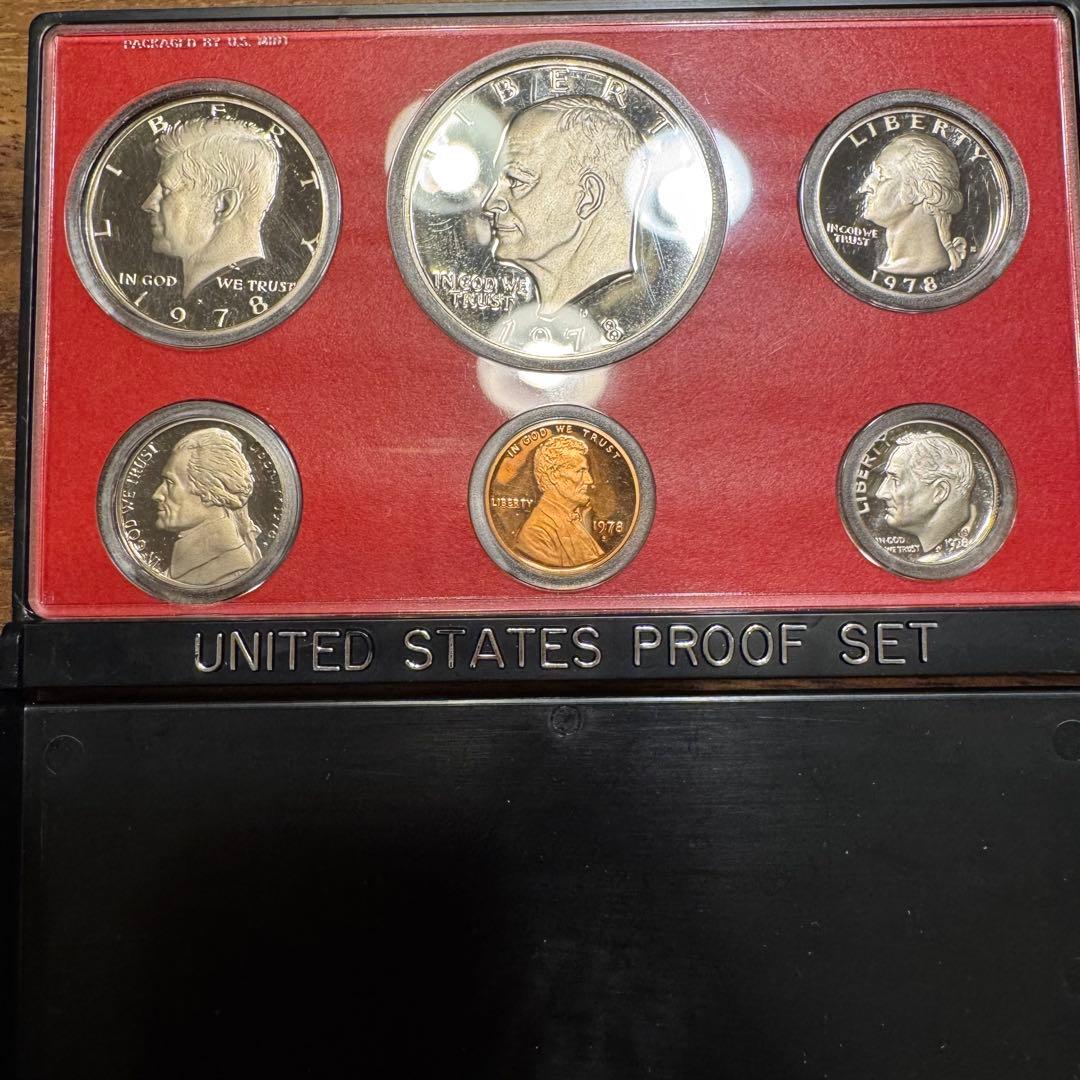 1978年 アメリカ プルーフセット 記念硬貨 6枚セット 米国造幣局製