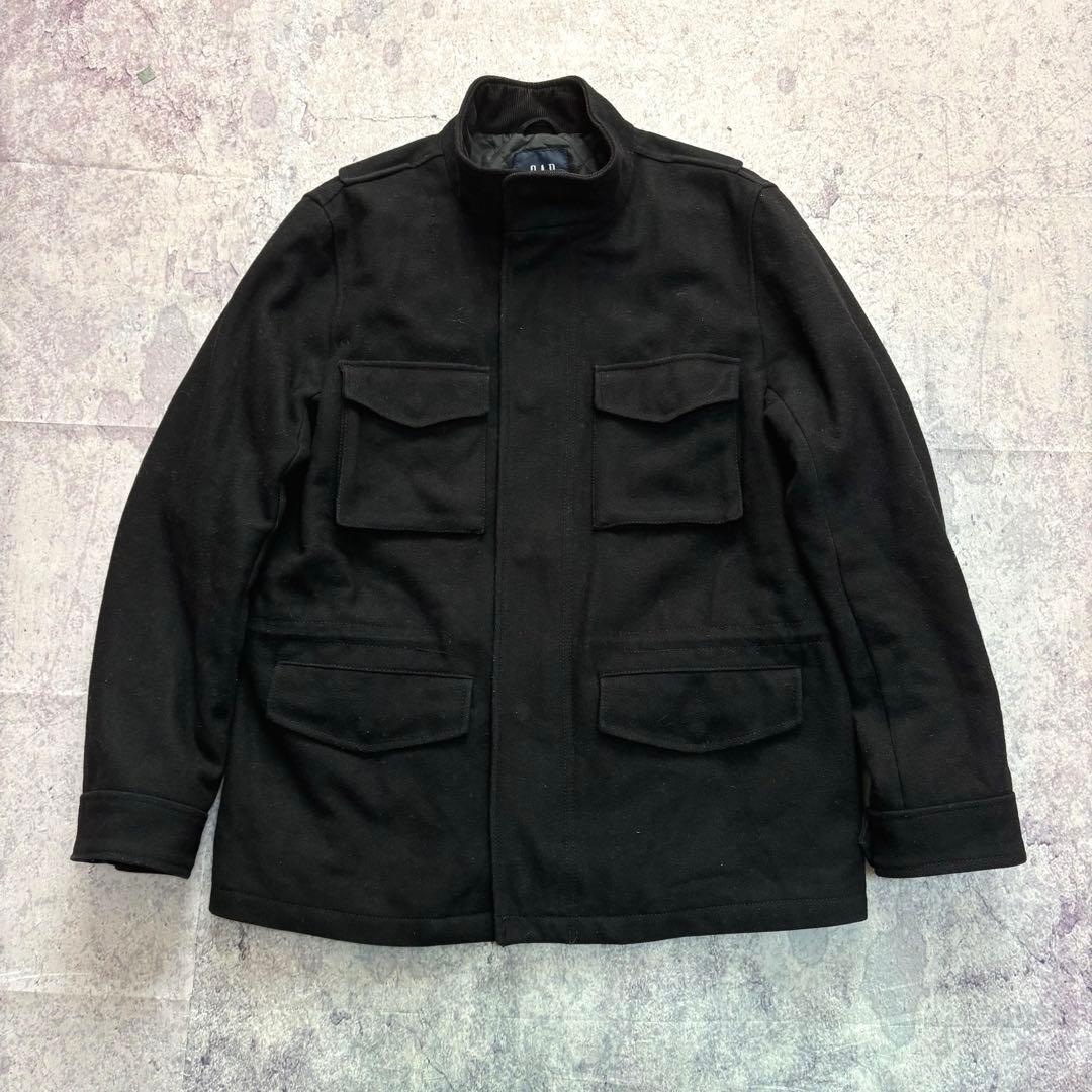 00s OLD GAP M65 wool military jacket BLK - メルカリ