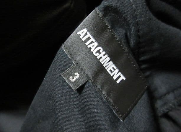 ATTACHMENT アタッチメント AP12-226 レザー パンツ 黒 3 - メルカリ