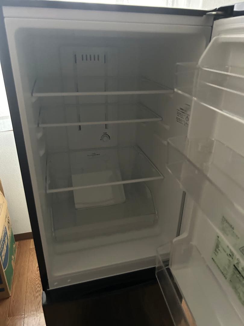 TOSHIBA ブラック 冷蔵庫 二段式