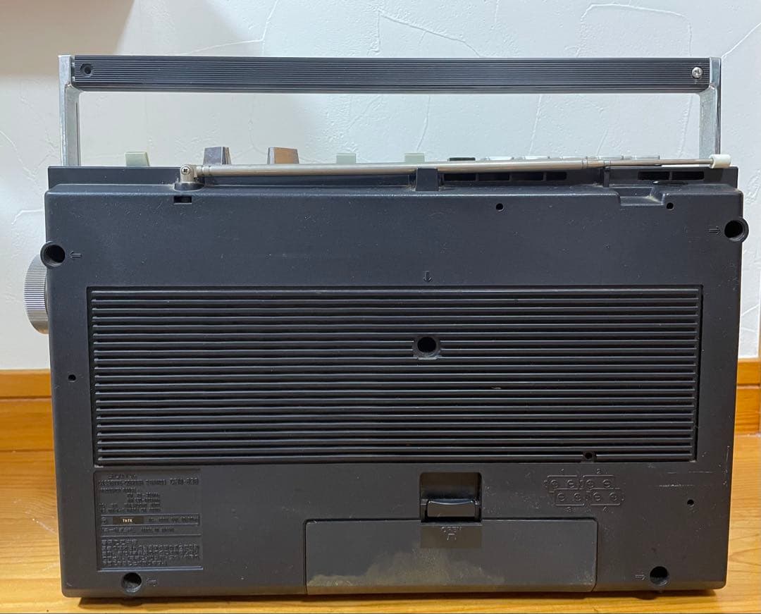 希少　昭和レトロ　SONY CFM-838 ラジオ・ラジカセ