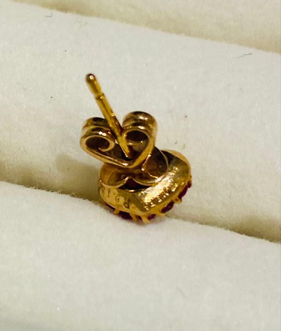 Y様専用⭐︎ポンテヴェキオ 18kハート型のルビー ピアス - メルカリ