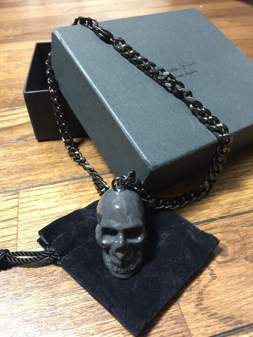 ナンバーナイン スカル ストーン ネックレス キムタク着 同型 - メルカリ