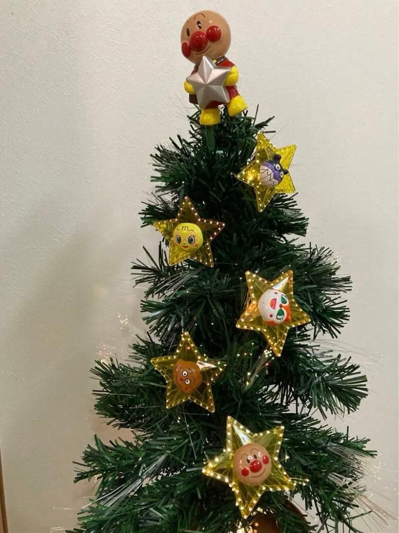 希少】 アンパンマン ファイバーツリー クリスマス ツリー 60㎝ - メルカリ