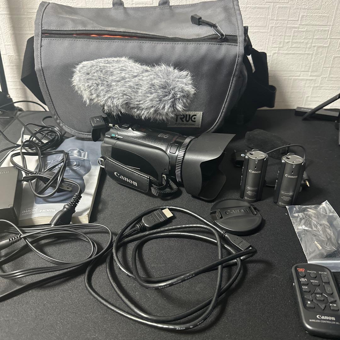 Canon ビデオカメラ本体 ウィンドシールド付き　専用マイクセット　ワイヤレス Iphone 用 マイク | Kentfaith - K&F Concept