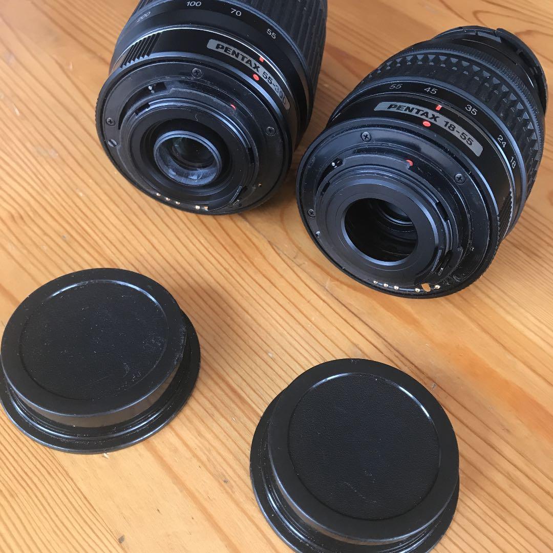 中古品　PENTAX キッドレンズのみ（二点ボディ無し）