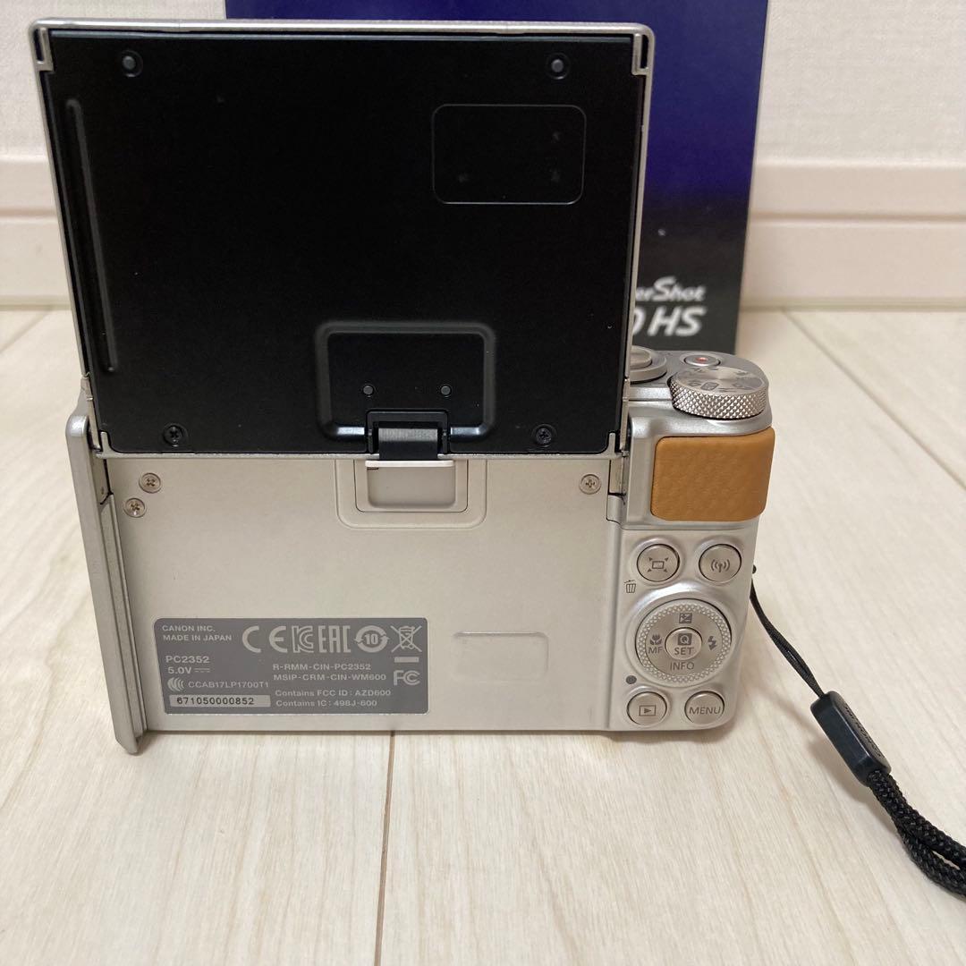 【美品】Canon PowerShot SX740 HS シルバー電池2つ付き