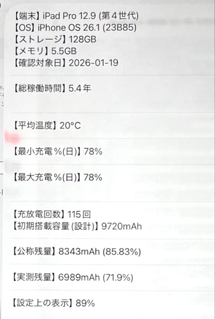 iPad Pro 12.9 第4世代 シルバー　128GB 超美品 #1