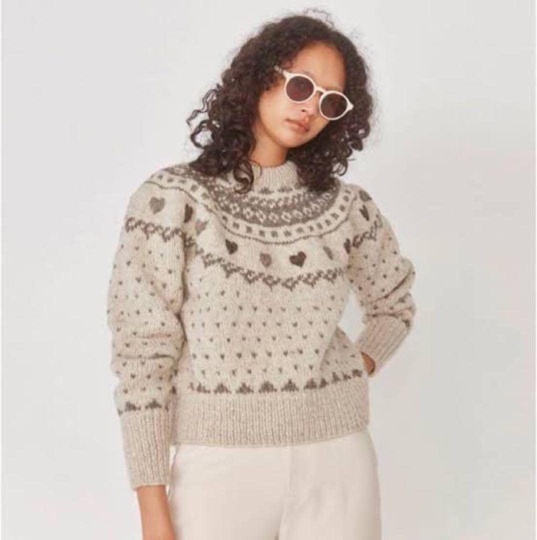 searoomlynn ハートノルディックニット - メルカリ