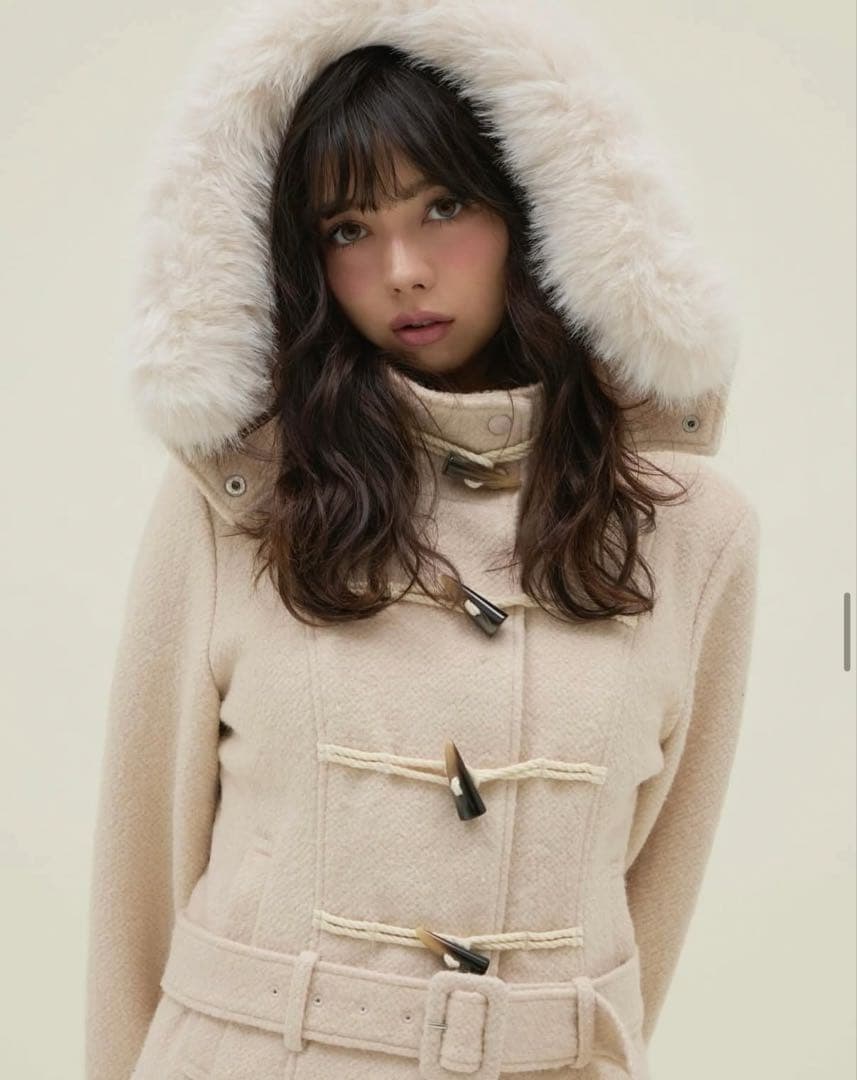 ジャケット・アウター ANDMARY Nicole fur belt jacket mdl_1_f2f9f9c5-182f-47ab-8d30-