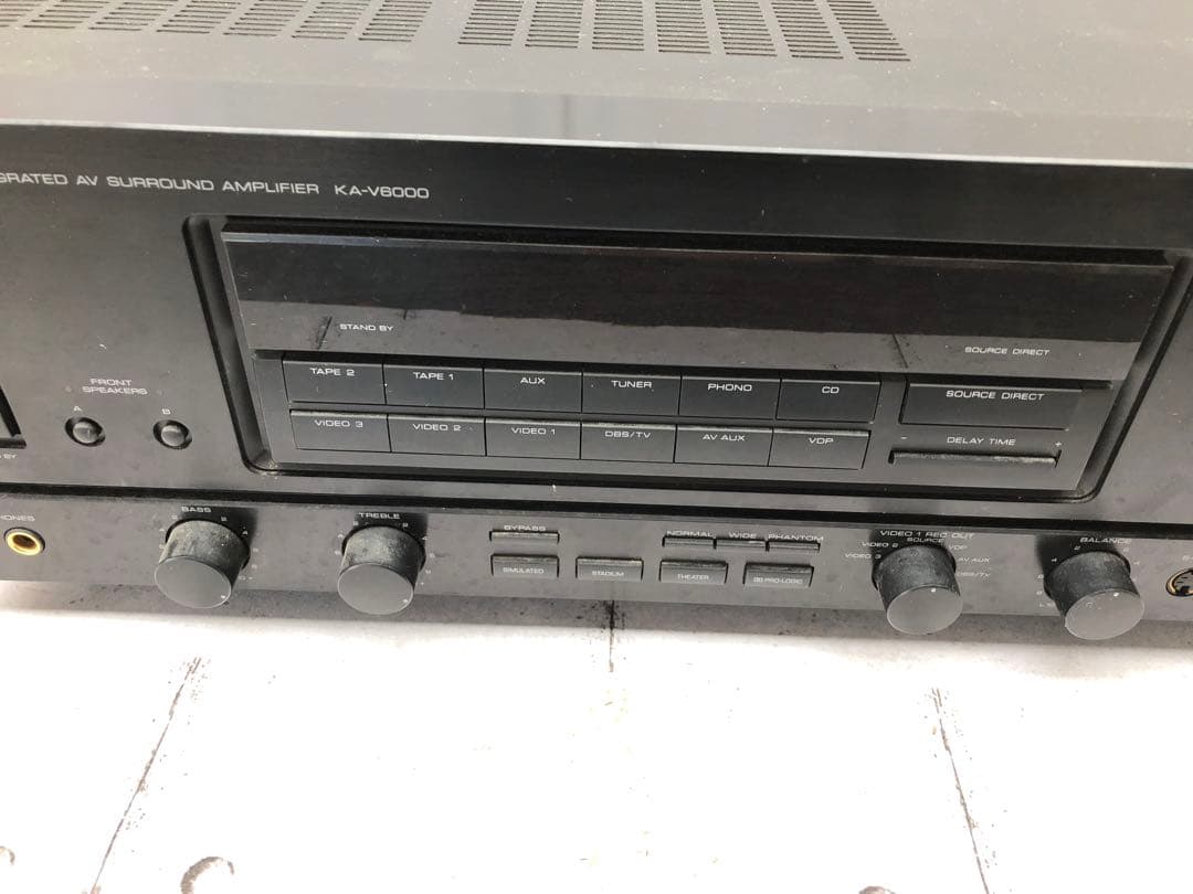 KENWOOD/KA-V6000/サラウンドアンプ動作品(L98)