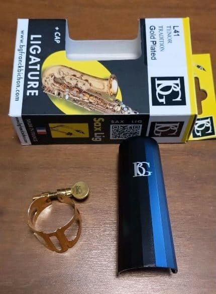 BG 　トラディション リガチャー テナー用 ゴールドプレート L41 BG テナーサックス用リガチャー トラディション ゴールドプレート(L41