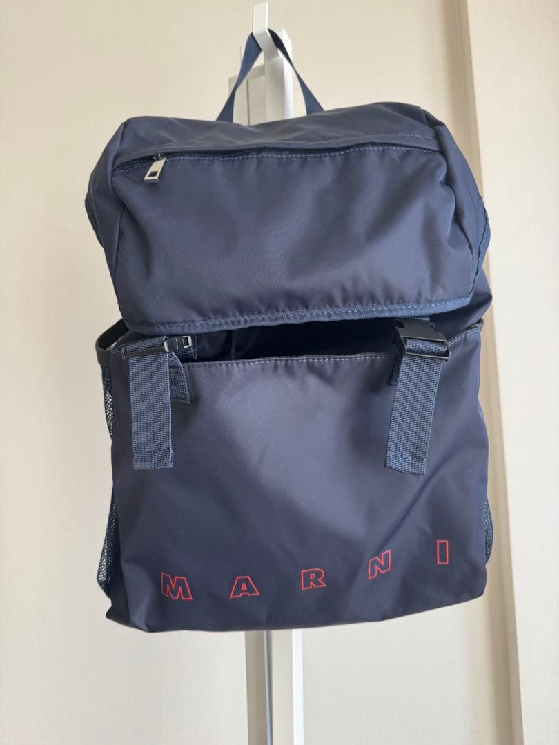 MARNI ネイビー バックパック 中古・古着通販】PORTER (ポーター) MARNI (マルニ) コラボ バック