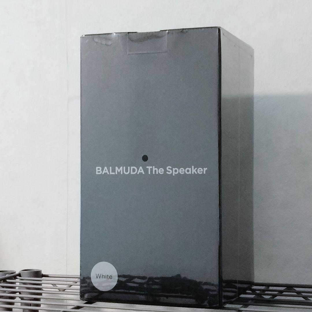 【新品未開封】BALMUDA　M01A-WH ワイヤレススピーカー　ホワイト